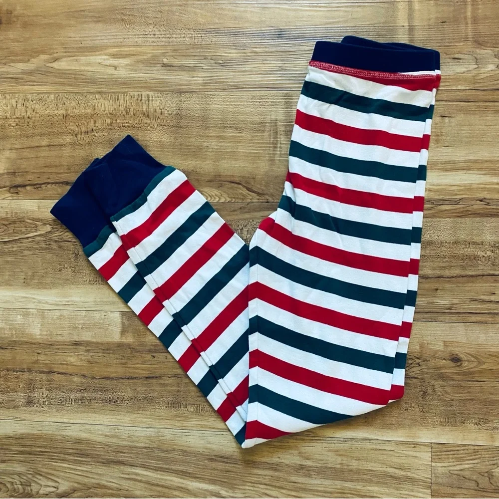 CREWCUTS Boy's 14 Striped Snug Fit Christmas Holiday Long Sleeve Cotton Pajamas